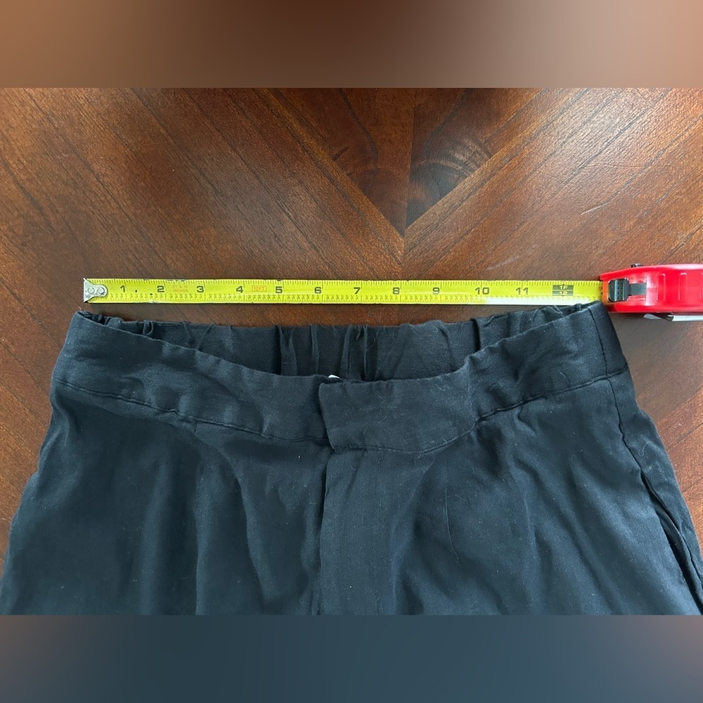 GIANNI BINI women's black pants with elastic at the back size 8 - Picture 7 of 9